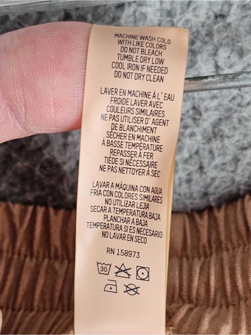 SKIMS Women's Cargo Jogger Pants in Tan - Picture 9 of 9